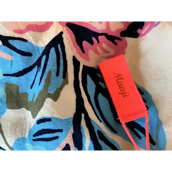 MAAJI Seashore Sounds Mini Dress Reversible Size Medium M BEACH BABYDOLL VACAY - Picture 4 of 6